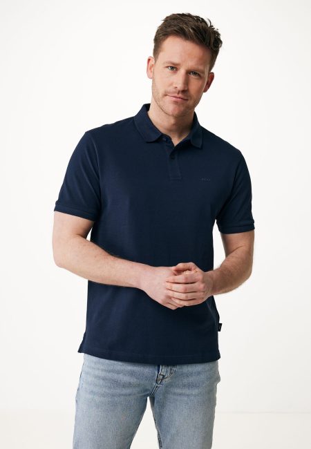 Peter Basic Pique Polo Navy