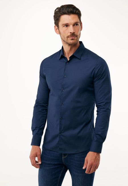 Overhemd Aneto Easy Iron Navy