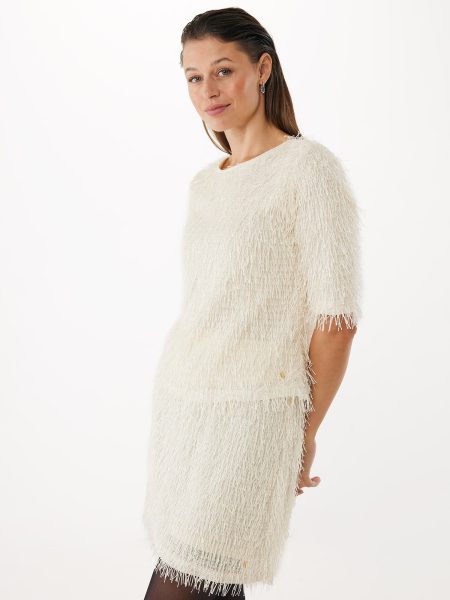 Top Ruffle Strings Cream