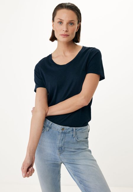 FEMMIE Basic v-neck tee Navy