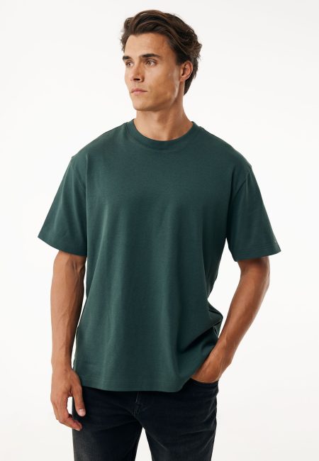 T-shirt Himalaya Loose Fit Donkergroen