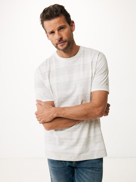 Pique tipping t-shirt Off White