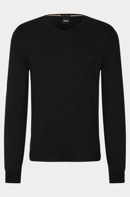 BOSS Black Pullover Zwart Baram-L 10243920 01 50476363/001