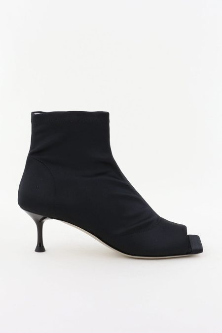 Morobe enkellaarsjes Luz 22 black satin