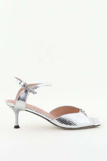 Morobe sandalen Grace Logo 92 silver python
