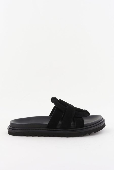 Morobe sandalen Emilia 02 black crosta