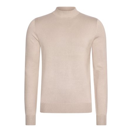 Turtle Neck Trui Plaza Taupe