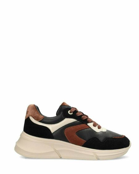 Sneaker Jilou Black/Tan