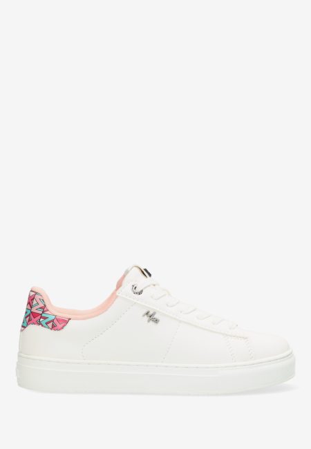 Sneaker Crista Wit/Roze