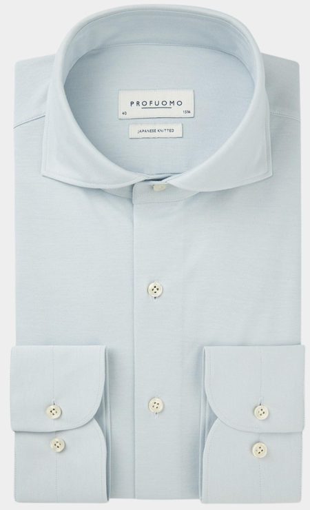 Profuomo Business hemd lange mouw Blauw PPWH10002D/M1