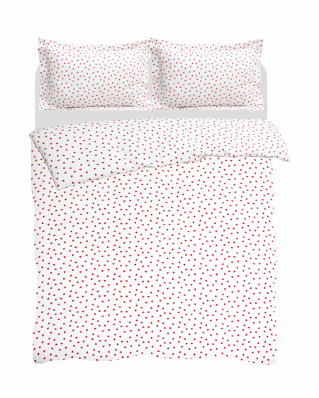 Dekbedovertrek set - Rood