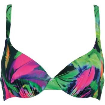 Naturana Beugelbikinitop Bora Bora Beach met gebloemd all-over design