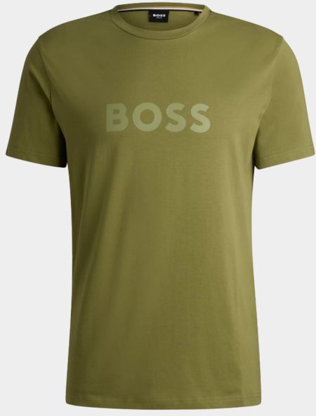 BOSS Black T-shirt korte mouw Groen T-Shirt RN 10249533 01 50491706/311
