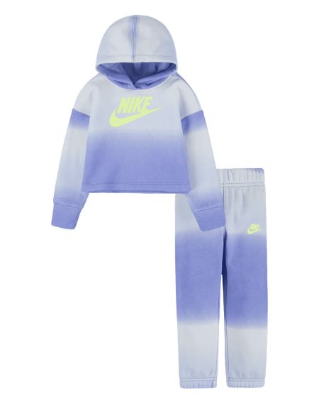 Nike - Meisjes - Printed Club Jogger Set - Paars - Maat 80-86