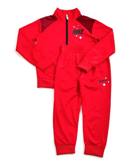 Nike - Jongens - Allday Tricot Set - Rood - Maat 74-80