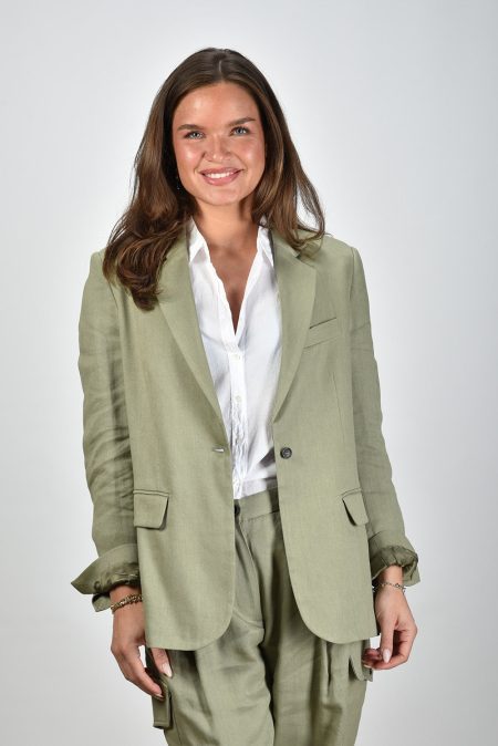 Nine In The Morning blazer Bella 9SS25-BEL19 salvia