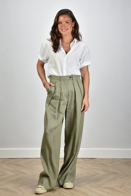 Nine In The Morning broek Sandra 9SS25-SN64 salvia