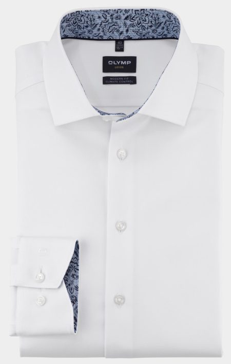 Olymp Business hemd lange mouw Wit 132674-Hemden 132674/00