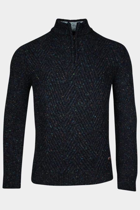 Baileys Half Zip Blauw Pullover 1/2 zip 428480/607