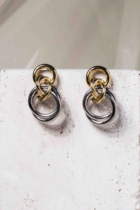 Souvenirs De Pomme oorbellen Maeve T252 bicolor