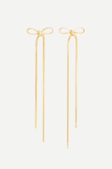 oorbellen Strikjes Medium EBF006 gold plated