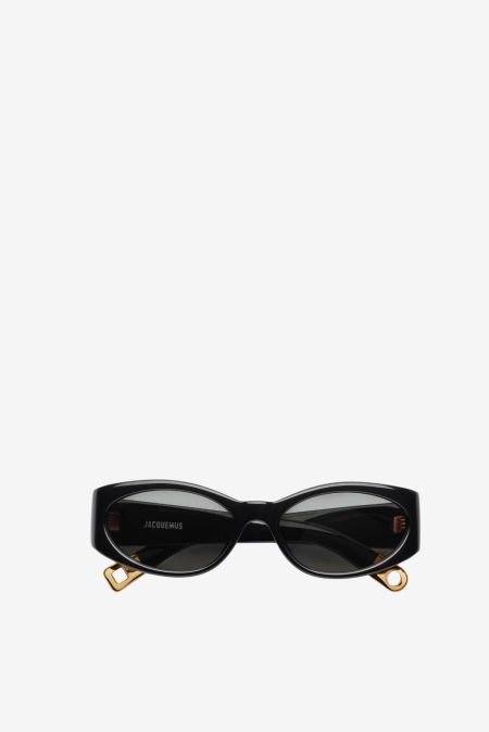 Jacquemus zonnebril Ovalo JAC4C1SUN black