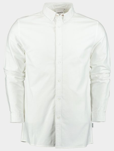 Supply & Co. Casual hemd lange mouw Wit Oxford Casual Shirt 24307OX90/150 off-white