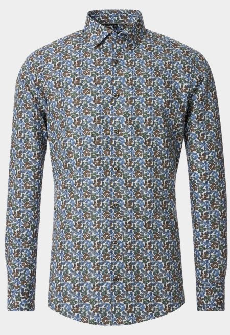 Venti Business hemd lange mouw Blauw U.B.D. Modern Fit 144322300/100