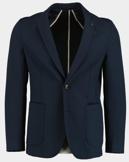 Bos Colbert Blauw Lind Unlined Jacket Drop 8 251038LI10BO/290 navy