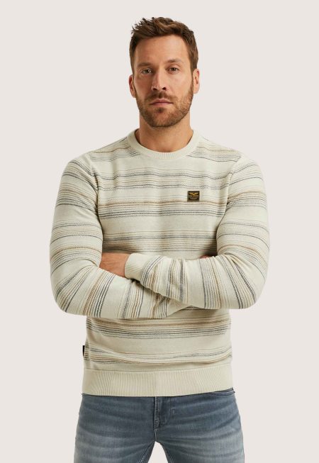 PME Legend Structured Stripe Trui