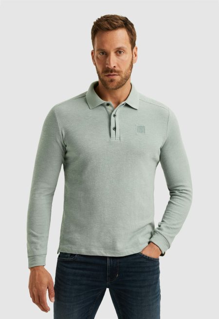 PME Legend Jacquard Longsleeve Polo