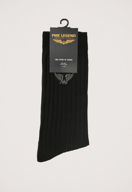 PME Legend 2-pack geribde sokken