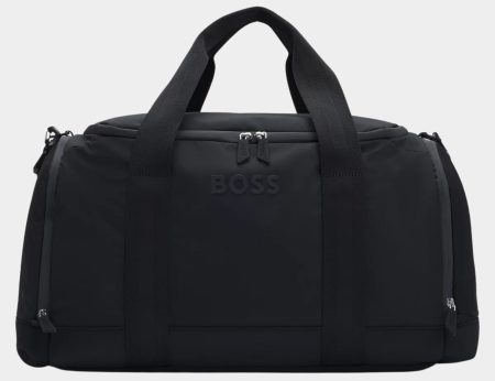 BOSS Black Tas Blauw Catch_3.0_Holdall 10249707 01 50511942/405