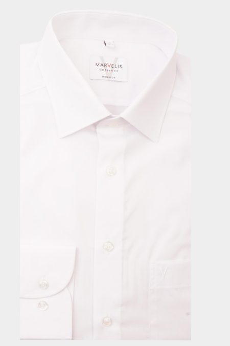 Marvelis Business hemd lange mouw Wit 470064/00