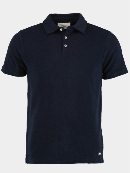 Born With Appetite Polo korte mouw Blauw Steve Polo Terry 23108ST61/290 navy