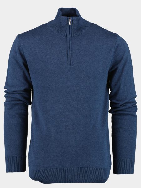 Innocente Half Zip Blauw ART-302/8160-Indigo