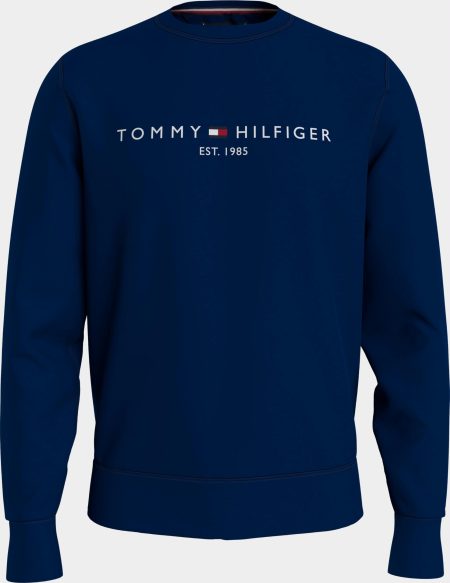 Tommy Hilfiger Sweater Blauw Tommy Logo Sweatshirt MW0MW11596/DW5