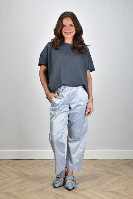 Sea Me Happy broek Dungha Shiny Cotton silver