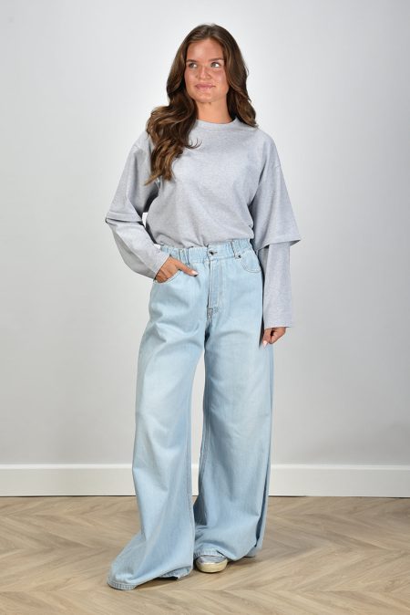 Sea Me Happy broek Super Woody Jeans Strass light blue