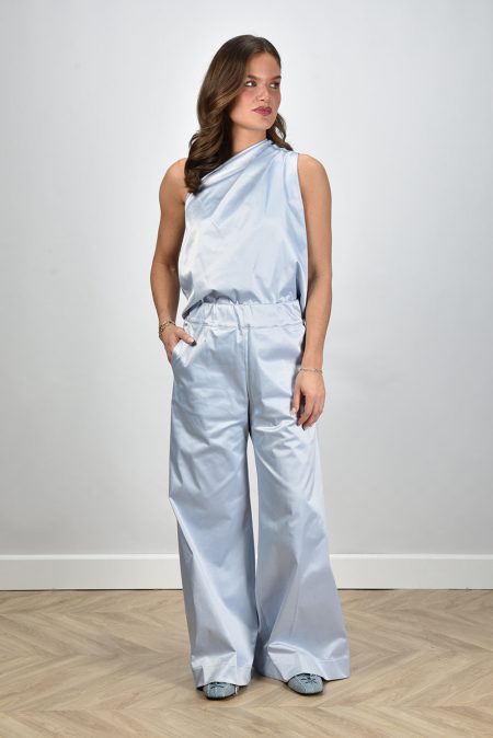 Sea Me Happy broek Super Woody Shiny Cotton silver