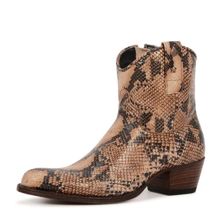 Sendra slangenprint enkellaars-40