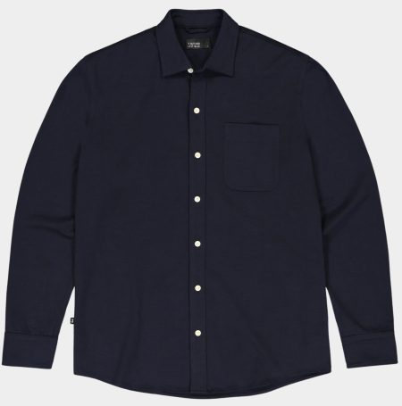 Butcher of Blue Casual hemd lange mouw Blauw Aidan Jersey Shirt M2514012/890