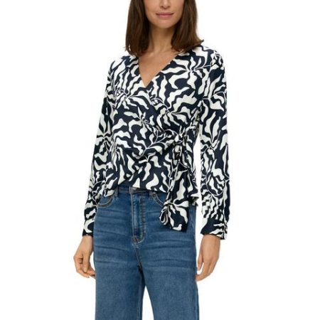 s.Oliver Wikkelblouse met all-over print