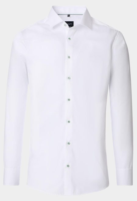 Venti Business hemd lange mouw Wit Kent Modern Fit 154424700/000