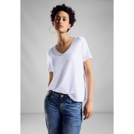 STREET ONE T-shirt met viscose