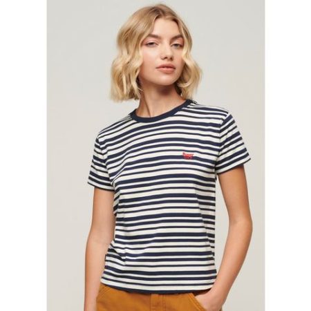 Superdry Shirt met korte mouwen ESSENTIAL LOGO STR FITTED TEE