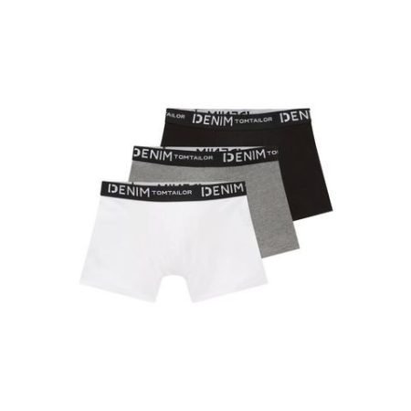 Tom Tailor Denim Boxershort met logo-stretchband (set