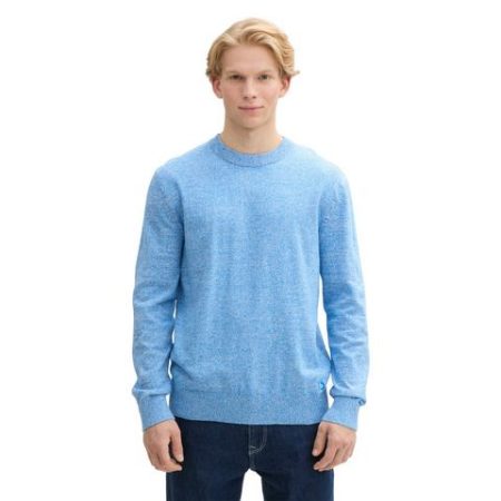 Tom Tailor Denim Gebreide trui met een ronde hals