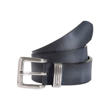 Tom Tailor Leren riem TTHARRY 4 cm brede herenriem