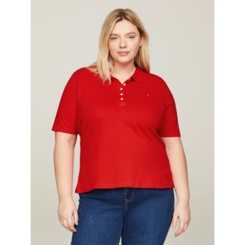 Tommy Hilfiger Curve Poloshirt CRV 1985 REG PIQUE POLO SS PLUS SIZE CURVE